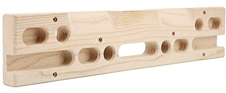 Entatial Klettertraining Hangboard, Fitness Holz Professionelles Klettertraining Hangboard Fingerboard für Trainingswand für Türrahmen für Fitnessstudio für Zuhause