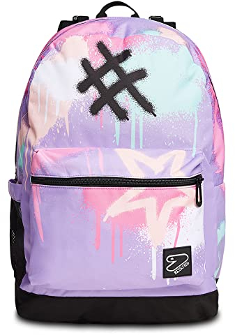 Zaino Scuola Reversibile Seven - The Double 2in1 - Rosa - Con Dispositivo wireless e Pennarelli per lato personalizzabile