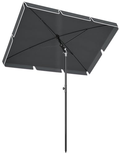 Outsunny Sonnenschirm Strandschirm Sonnenschutz knickbar | Gartenschirm, Schirm, Balkonschirm