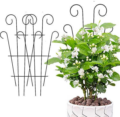 Rosixehird Rankgitter für Kletterpflanzen, 2 Stück Zimmerpflanzen Rankgitter für Topfpflanzen Zum Klettern, Topfblumen Unterstützung für Zimmerpflanzen, Blumen, Wein-Efeu
