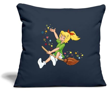 Spreadshirt Bibi Blocksberg Fliegt Auf Kartoffelbrei Kissenbezug 45x45 cm