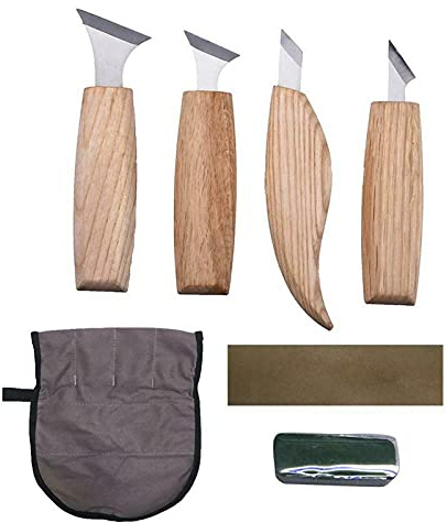 Set professionale di scalpelli per legno Geometric Chip Carving Knife Blade Scultura Sculpt Chip Chip Woodwork Wood Lavoro in legno Carver Cut Chip Chip Scalline Craft Coltello Potterica Argilla