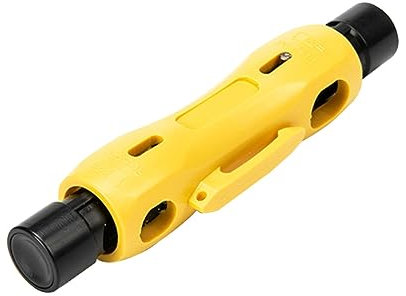 jojofuny Kabelstripper Mit Crimpmöglichkeit Für Koaxialkabel Netzwerk-abisolierzange Werkzeug Zum Schneiden Und Abisolieren Von Kabeln Koaxial-kompressionswerkzeug Kabelschneider Für Versch