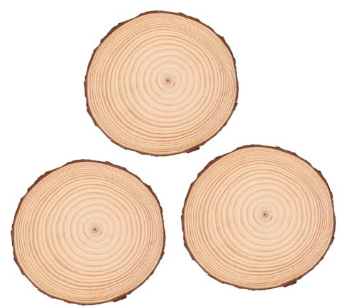 Operitacx 3stücke Holz Trittsteine Gartenpflastersteine Terrassenplatten Gartensteine Gartenplatten Trittsteine Für Gartenweg Gartendekoration Gartensteine Aus Holz Für Garten
