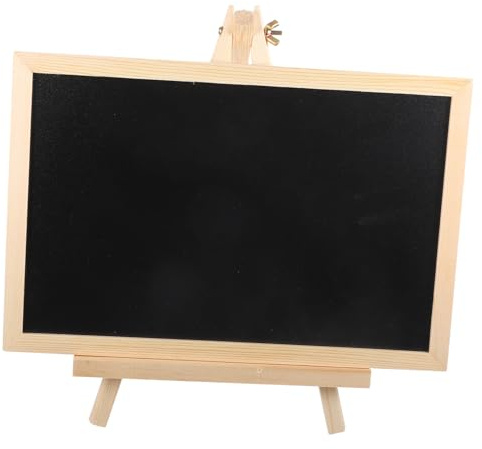 SHINEOFI Lavagna Mini in Legno Con Cavalletto Lavagnetta Cancellabile Per Ragazzo Ragazza Ragazza e Adulti Lavagna Gessetti Per Scrivere Disegnare e Imparare Da Tavolo Per Casa e Scuola