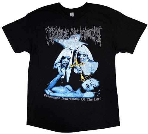 Rock Off Officially Licensed Products Cradle of Filth Decadence T Shirt L Black