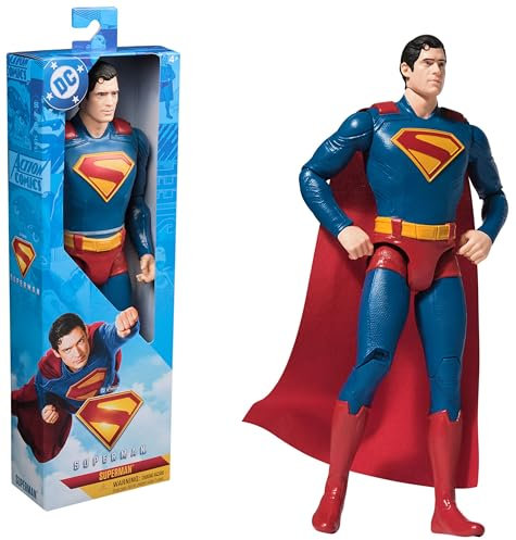 DC Comics, Action Figure dei Supereroi Superman da 30 cm, Giocattoli per Gioco di Finzione per Bambini e Bambine, 4+ Anni