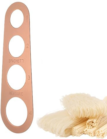 Herramienta de medición de espaguetis – Tamaños de porción para medir espaguetis, dispositivos de control de porciones de pasta de acero inoxidable, instrumento de medición de superficie, dispositivo