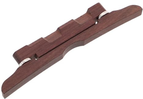 BESTonZON Gitarrenbrücke mit Brückensattelklemme Ersatz für Mandolineninstrument Präzise Stimmung für Auftritte und Aufnahmen Griffbrett Gitarre