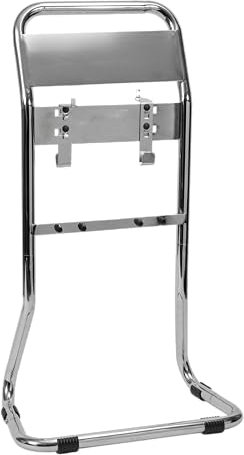 Firechief Flat Pack Fire Extinguisher Stand, Double, Chrome - Versatile Fire Safety Stand for Powder, Foam, or CO2 Fire Extinguisher - Fire Extinguishers Stand for Offices, Premises, and Workplaces