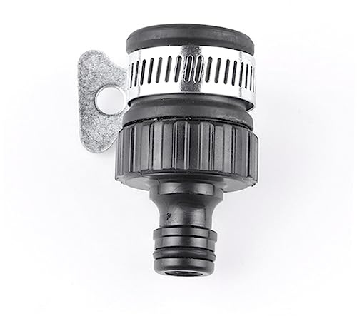 CLISPEED Adaptador de Grifo para Manguera de Riego y Lavado de Autos Conexión Rápida y Antileak de Pvc Duradero y Aleación Resistente