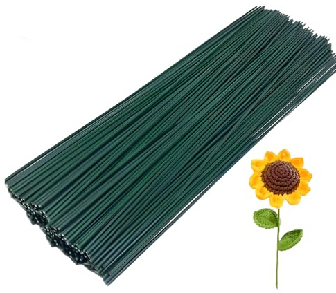 Hongoen 100 Stück taonganui Blumendraht, Länge 2mm, Steckdraht, für Handwerk Kranz und Blumenstrauß