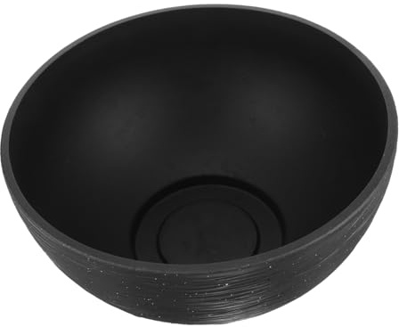BESTonZON Pot De Fleurs pour Nénuphars Et Jonquilles Petit, Jardinière Hydroponique en Plastique Noir, Bac à Fleurs De Bol pour Balcon Et Jardin, Pot De Culture Réutilisable pour Plantes Aquatiques