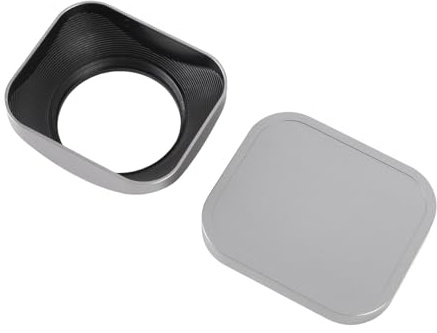 Akozon Paraluce per Obiettivo della Fotocamera, in Lega di Alluminio, Lavorazione CNC di Precisione, Tappo di Protezione per Paraluce per Accessori per Attrezzature Fotografiche (39MM)