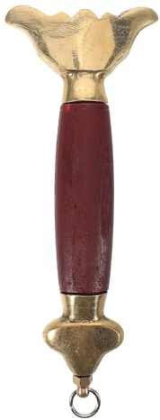 HONITANO Mango de Espada de Cobre Rojo para Artes Marciales Pomo de Cobre, Mano Protectora, Reemplazo Rápido, Agarre Cómodo, Equilibrado, para Entrenamiento y Competición de Taichí