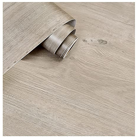 LELE LIFE Wood Grain Self Adhesive Wallpaper, Peel and Stick, Removable Contact Paper for Cabinet Drawer Table, 300×40cm,Style D