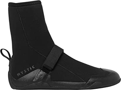 Mystic Watersports – Surf KiteSurf & Windsurfing Ease 3 mm Runde Zehenpartie Neoprenanzug Stiefel – Schwarz – GBS (geklebte Blindnähte)