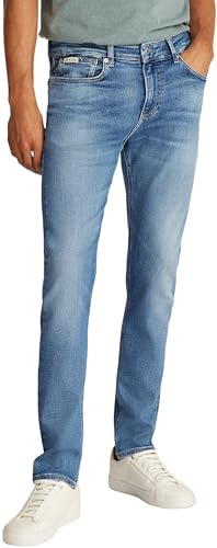 Calvin Klein Uomo Jeans Skinny Elasticizzati, Blu (Denim Light), 29W/36L