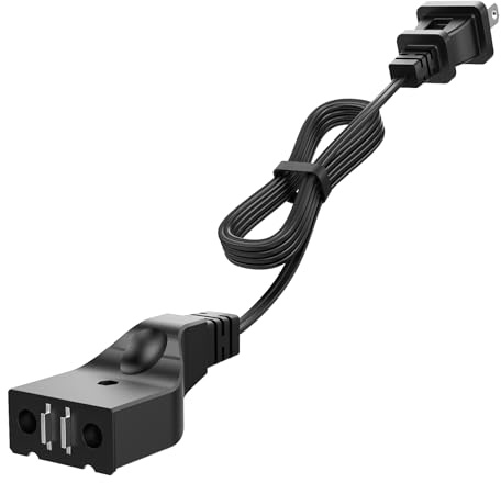VASTHOME Deep Fryer Cord Replacement for Hamilton Beach, Masterbuilt, Butterball, Farberware, Secura, and Pukomc Electric Deep Fryers - 16 AWG Flat Power Cord Replacement Part