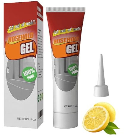 Gel removedor de moho, potente limpieza del hogar, gel removedor de manchas de moho, altamente eficaz en penetración, adecuado para paredes, baños, lavadoras, ventanas y limpieza de huecos de azulejos