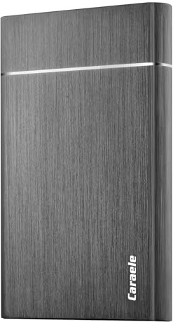 Disque dur externe portable USB 3.0 de 1 To pour PC, Mac, ordinateur de bureau, ordinateur portable, Mac, Chromebook, Xbox One, Xbox 360, PS4 (noir)