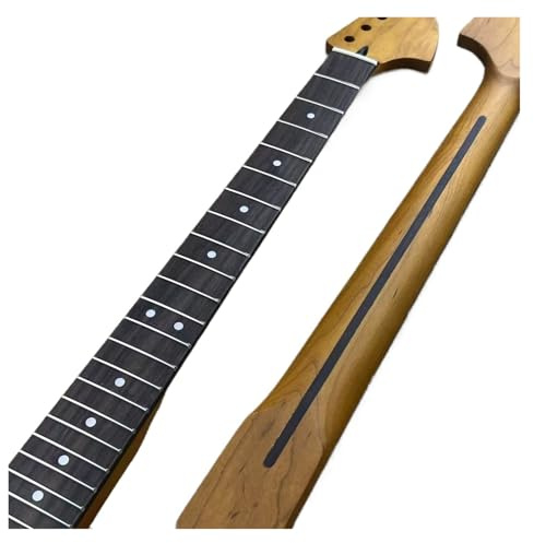 E Gitarrenhals Ahorn-Kopfplatte, Palisander-Griffbrett, 9,5 Zoll Radius, 22 Bünde, verstellbarer Halsstab