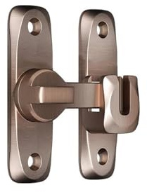1 Stück stanzfreie Hasp-Verriegelung, Türschloss, schwarze Schrankschlösser, for Kinder, Scheune, Schiebetür, Haken-Hardware(Red Bronze)