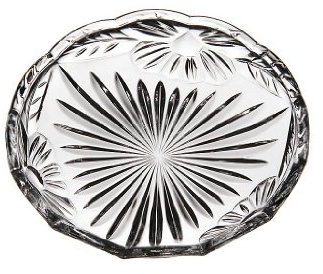 Teller Kuchenteller Tortenteller Gianna Transparent D 17 cm Kristall