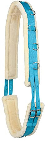 HORZE Longiergurt, Blau, P