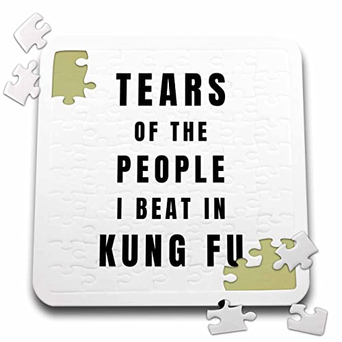 3dRose Tears of The People I Beat in Kung Fu Funny Best Fighter Ever Joke - Puzzles (pzl-368854-2)