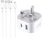 TEGELI Apple iPad Fast Charger Plug and Cable,USB and Type C Fast Charging with Two Cables USB and C for iPad Pro 12.9 11 10.5 10.2 9.7,iPad Air, iPad 1st/2nd/3rd/4th/5th/6th,iPad mini1/2/3/4/5/6