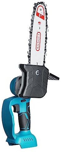 8 Inch Electric Chain Saw Cordless Woodworking Chainsaw Power Tool Fit For M 18V/21V Battery