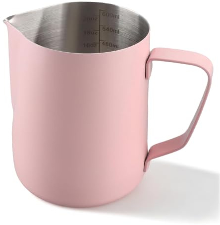 Milchkännchen Edelstahl 480ml, Milchaufschäumkrug Espresso Dampfkrug, Milchaufschäumbecher Milch Pitcher Aufschäumen Krug Für Cappuccino Und Latté, Tasse Für Kaffee