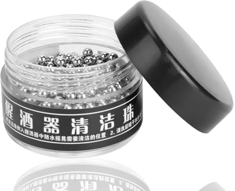 Limpiador De Bong, 500PCS 3 Mm Limpiador De Decantador De Vino Cuentas De Limpieza De Decantador Limpiador De Botellas De Acero Inoxidable Botella De Agua Bong Cuentas De Vidrio Para Jarrones Herramie