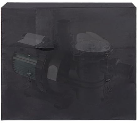 Pool Heater Covers for Outdoor Units, Pool Heater Cover for Winter, Robust 600D Oxford Pool Pump Cover for Winter, Waterproof, Snowproof Frost Protection Equipment, Swimming Pool Heater