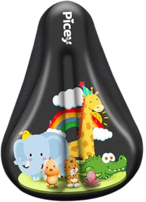 Aymzbd Kinderfahrradsitzkissenbezug, Kinderfahrradsitzbezug, Kleiner, Verdickter Sattel Aus, Gepolstert, Bequemer Schutz