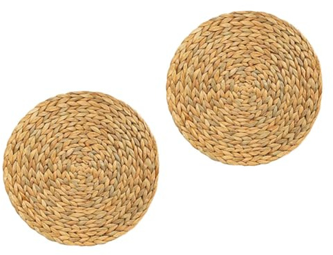 Manteles Individuales Tejidos a Mano 2 Piezas de Hierba de Calabaza