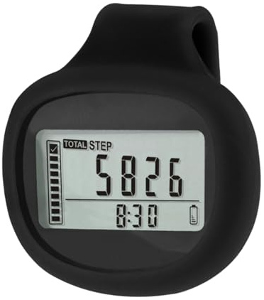 Compteur de Pas Numérique – Grand Écran LCD, Podomètre Clip-on | Compteur de Distance et Calories pour Marche, Course, Gym, Bureau, Voyage, Séniors, Entraînement Quotidien