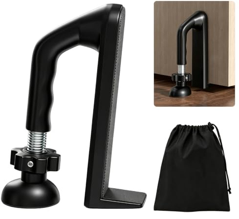 Verrou de Porte Portable, Anti-Effraction,Réglable pour s'Adapter à Des Espaces de Porte de 5 à 35 mm, Butoir de Porte Antidérapant, Sécurité pour Les Hôtels et Les Voyages en Famille, Sans Alarme