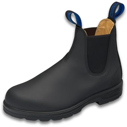Blundstone 566 Thermal Series Unisex Fully Waterproof Premium Leather Chelsea Boots for Men and Women with Insulated Shearling Footbed & Shock Absorption, Black, 6 US Men / 8 US Women / 5 AU