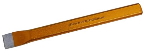 Dönges Burin plat DIN 6453, 300 mm, largeur 23 mm, largeur de coupe 26 mm (burin plat, burin manuel, burin d'électricien, burin plat, burin de maçon)