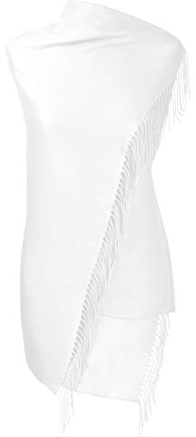 Fiolini Pashmina Schal Stola Schultertuch für Damen - elegant & sehr weich - Made in Italy