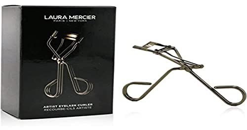 Laura Mercier Artist Eyelash Curler - Silicone Pad, Wide Angle for the Perfect Curl, Double Handled Grip, Gentle on Lashes