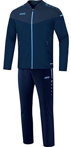 JAKO Herren Präsentationsanzug Champ 2.0, Marine/Darkblue/Skyblue, L