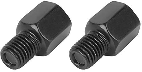 F FIERCE CYCLE 2Stk. 8mm Linksgewinde auf 10mm Linksgewinde Motorrad Rückspiegel Adapterbolzen