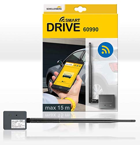 Schellenberg 60990 Garagentor Fernbedienung, universal Smarphone Garagentoröffner mit LED