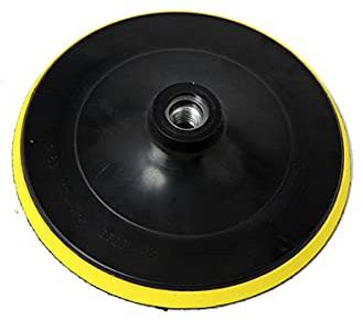 Almohadilla de respaldo de gancho y bucle de 5 pulgadas de 125 mm M10 Adaptador de taladro de disco de lijado Almohadillas de respaldo Lijadora orbital Pulidora Placa de respaldo Disco de almohadilla