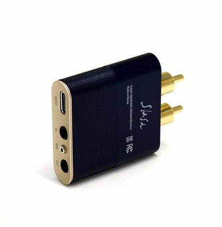 Slash6 LDAC Bluetooth DAC – aptX Adaptive/HD, USB & Optical in/Out, Hi-Res Audio, Headphone Amp, Compact Wireless Adapter for Home Stereo & Vintage Amps
