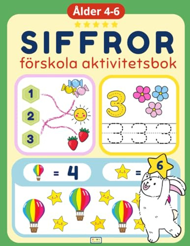 Siffror: förskola aktivitetsbok
