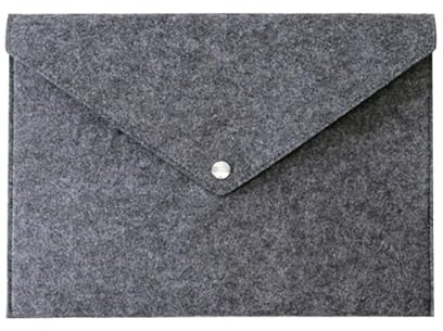 Ciieeo Filz Aktenordner A4 Mit Druckknopf Leichte Dokumententasche Für Büro Schule Und Organisation Tragbar Organizer Umschlag Handtasche